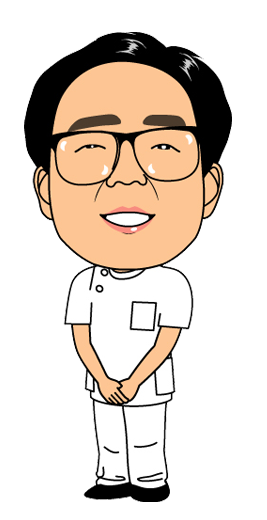 マッサージ師のイラストです。