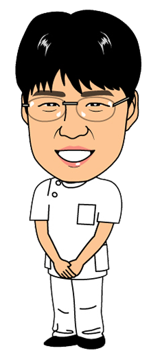 横須賀市で医療保険対応の訪問マッサージを行う施術者のイラスト