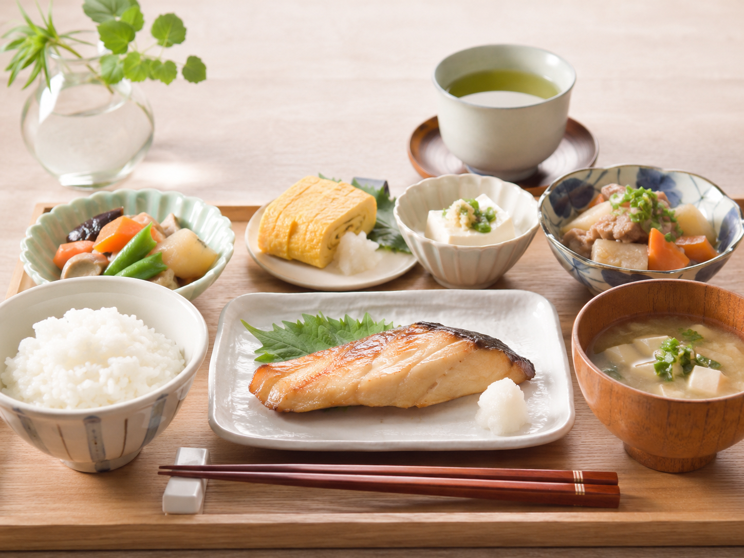 高齢者の体を支える魚や卵や豆腐を取り入れた食事