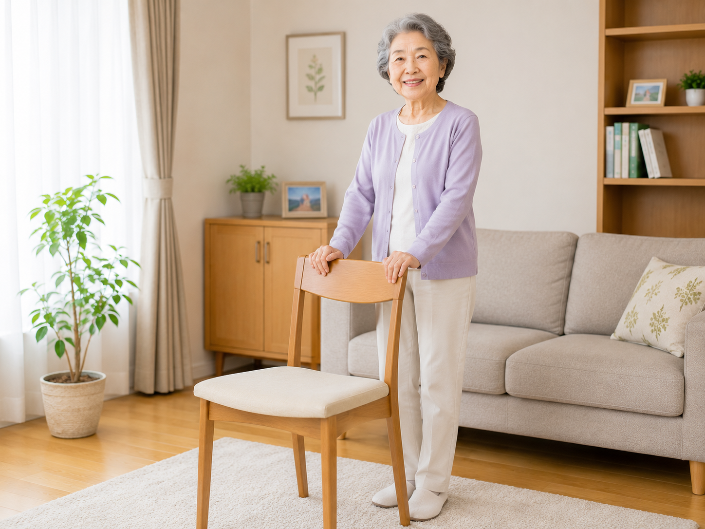 高齢者が家の中で安全に体を動かすための環境づくり