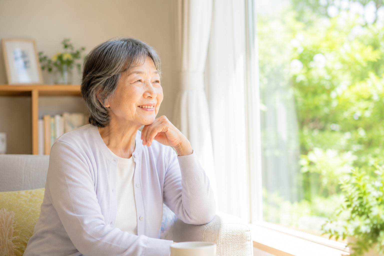 100歳まで元気で明るく健やかに暮らすために行きたい場所を楽しみにする高齢者